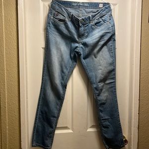 Light blue skinny jeans